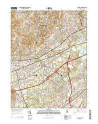 Newark East Delaware Historical topographic map, 1:24000 scale, 7.5 X 7.5 Minute, Year 2014