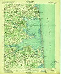 Rehoboth Delaware Historical topographic map, 1:62500 scale, 15 X 15 Minute, Year 1918