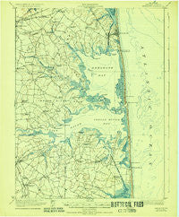 Rehoboth Delaware Historical topographic map, 1:62500 scale, 15 X 15 Minute, Year 1918