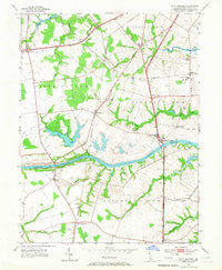 Saint Georges Delaware Historical topographic map, 1:24000 scale, 7.5 X 7.5 Minute, Year 1953