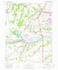 Saint Georges Delaware Historical topographic map, 1:24000 scale, 7.5 X 7.5 Minute, Year 1953