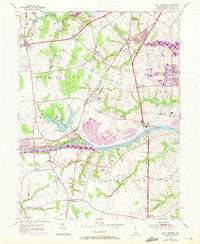Saint Georges Delaware Historical topographic map, 1:24000 scale, 7.5 X 7.5 Minute, Year 1953