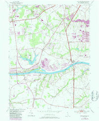 Saint Georges Delaware Historical topographic map, 1:24000 scale, 7.5 X 7.5 Minute, Year 1953