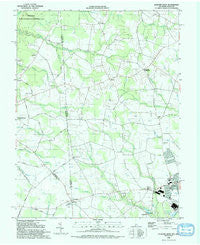 Seaford West Delaware Historical topographic map, 1:24000 scale, 7.5 X 7.5 Minute, Year 1992