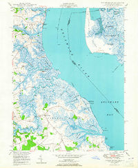 Taylors Bridge Delaware Historical topographic map, 1:24000 scale, 7.5 X 7.5 Minute, Year 1948
