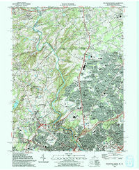 Wilmington North Delaware Historical topographic map, 1:24000 scale, 7.5 X 7.5 Minute, Year 1993
