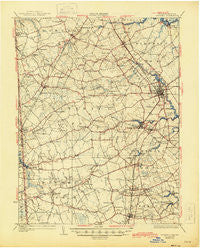Wyoming Delaware Historical topographic map, 1:62500 scale, 15 X 15 Minute, Year 1930