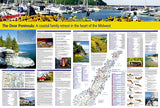 Wisconsins Door Peninsula DestinationMap by National Geographic Maps - Back of map