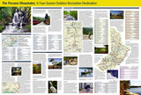 Pocono Mountains, PA, DestinationMap by National Geographic Maps - Back of map