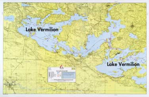 Buy map E-14: LAKE VERMILION – WEST