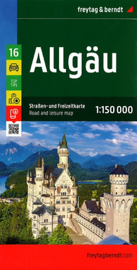 Buy map Allgäu, road map 1:150,000, top 10 tips, sheet 16