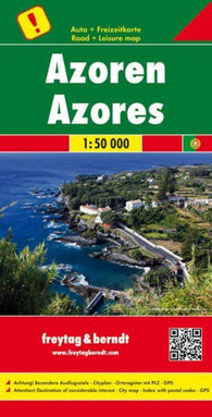 Buy map Azores, road map 1:50,000