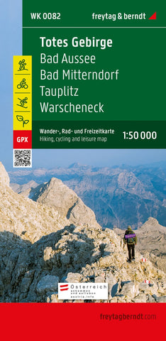 Buy map Bad Aussee, Totes Gebirge, Bad Mitterndorf and Tauplitz Leisure Map