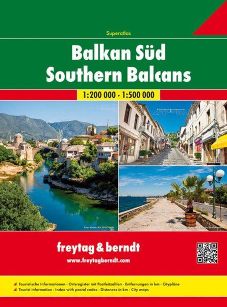 Buy map Balkan South, road atlas 1:200,000 - 1:500,000