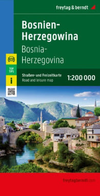 Buy map Bosnia-Herzegovina, road and leisure map 1:200,000