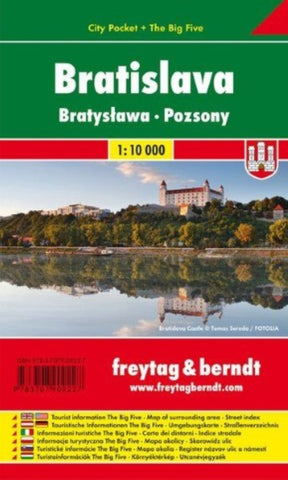 Buy map Bratislava, City map 1:10.000, City Pocket map + The Big Five