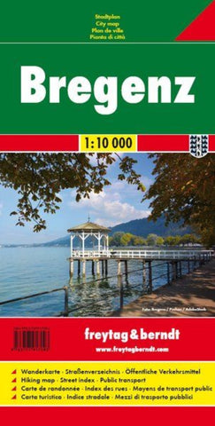Buy map Bregenz, city map 1:10,000