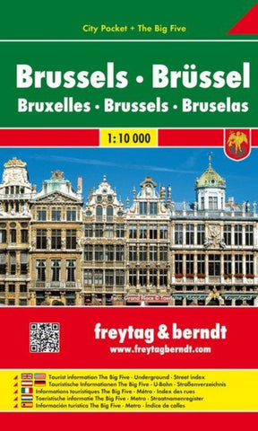 Buy map Brussels, city map 1:10,000, City Pocket map + The Big Five