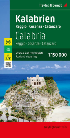 Buy map Calabria, road and leisure map 1:150,000
