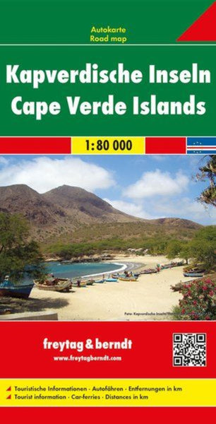 Buy map Cape Verdish Islands, road map 1:80,000