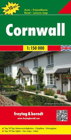Buy map Cornwall, road map 1:150.000, Top 10 Tips