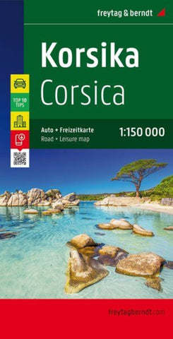 Buy map Corsica, road map 1:150,000, top 10 tips