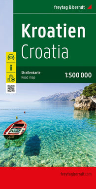 Buy map Croatia, road map 1:500,000