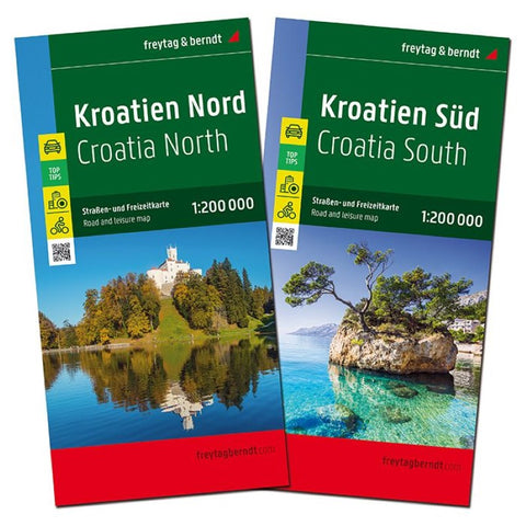 Buy map Croatia, road map set 1:200,000