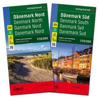 Buy map Denmark, street map set 1:150,000