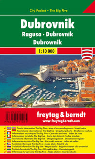 Buy map Dubrovnik, City Pocket Map + The Big Five