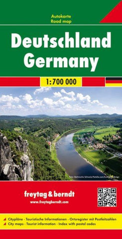 Buy map Germany, road map 1:700,000