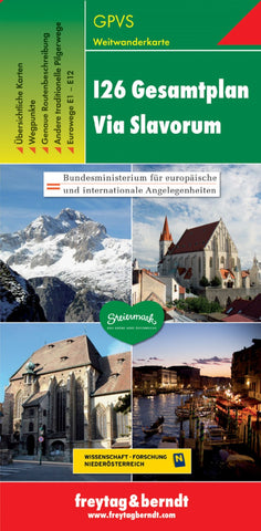 Buy map GPVS I26 Gesamtmap via Slavs, Weitwanderkarte 1:500.000