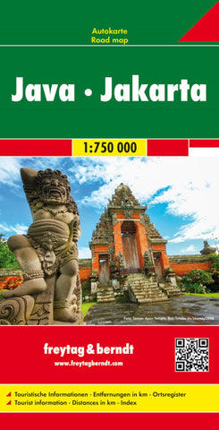 Buy map Java - Jakarta Road Map