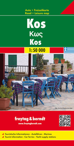 Buy map Kos, road map 1:50,000