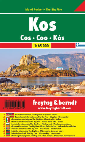 Buy map Kos, road map 1:65.000, Island Pocket + The Big Five