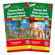 Buy map Lithuania, road map Set 1:150,000