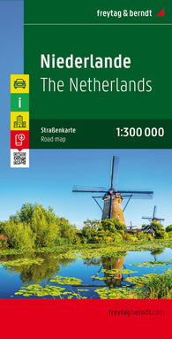Buy map Netherlands, road map 1:300,000