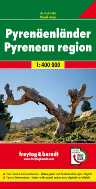 Buy map Pyrenean region, road map 1:400,000