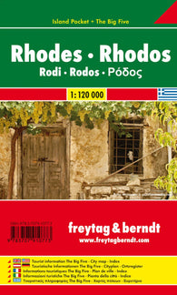 Buy map Rhodos, road map 1:120.000, Island Pocket + The Big Five