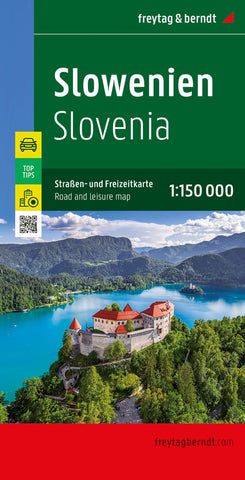 Buy map Slovenia, road map 1:150,000, top 10 tips