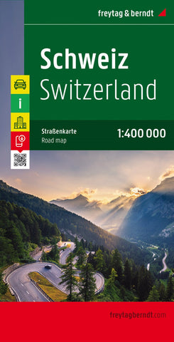 Buy map Switzerland, road map 1:400,000