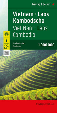 Buy map Vietnam - Laos - Cambodia, road map 1:900,000