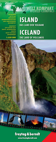 Buy map Iceland - the land of the volcanoes, road map 1:550,000