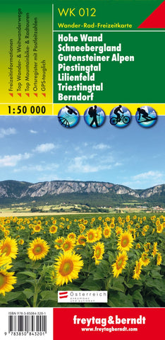 Buy map WK 012 High Wall - Snow England - Gutensteiner Alpen - Piestingtal - Lilienfeld - Triestingtal - Berndorf, hiking map 1:50,000