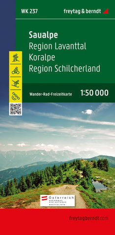 Buy map WK 237Saualpe, hiking, bike and leisure map 1:50,000