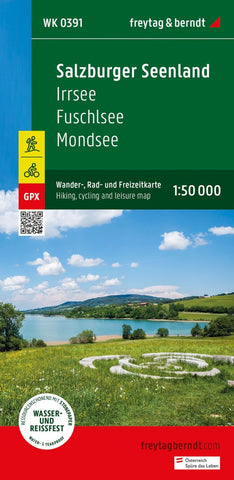 Buy map Salzburger Seenland, hiking, bike and leisure map 1:50,000 WK 0391