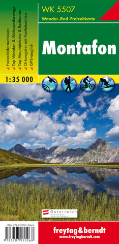 Buy map WK 5507 Montafon, hiking map 1:35,000