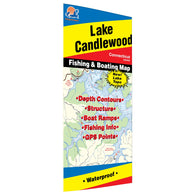 Buy map Candlewood Lake Fishing Map