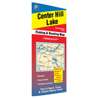 Buy map Center Hill Lake Fishing Map