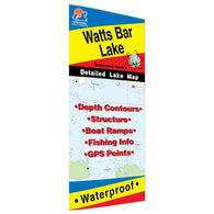 Buy map Watts Bar Lake Fishing Map